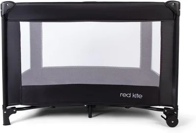 Red Kite Sleeptight Travel Cot - Black