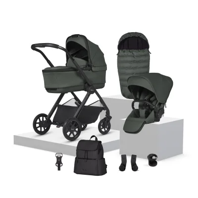 Reef 2 Pewter Travel System Accessory Bundle (9 piece)