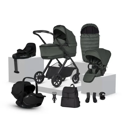 Reef 2 Mocha Travel System Ultimate 360 Infant Carrier Bundle (11 piece)