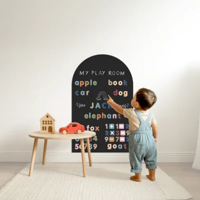 Removable Magnetic Arch Chalk Board Wall Sticker - Default