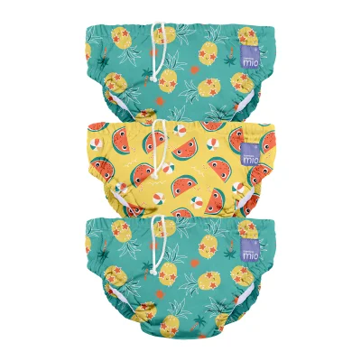 Reusable Swim Nappy 3 Pack in Tropical - Tropical
