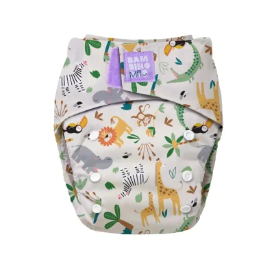 Revolutionary Reusable Nappy in Safari Squad - Default
