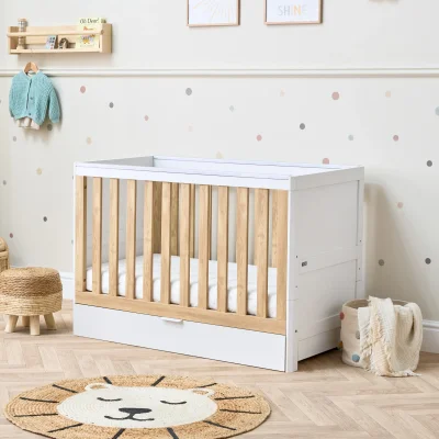 Riley Mini Cot Bed with Drawer