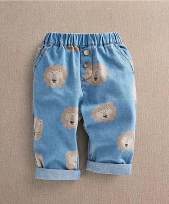 Roarsome Denim Jeans - 6-9 Months - 6-9 Months
