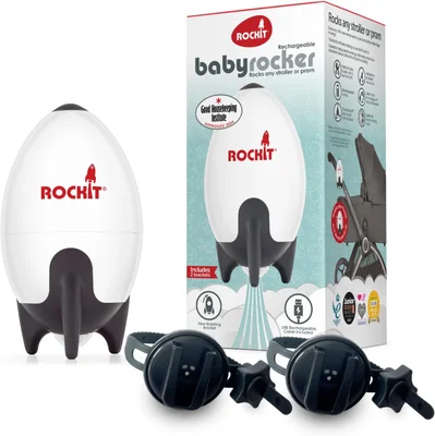 Rockit Rechargable Baby Pram Rocker - 2 Brackets Included