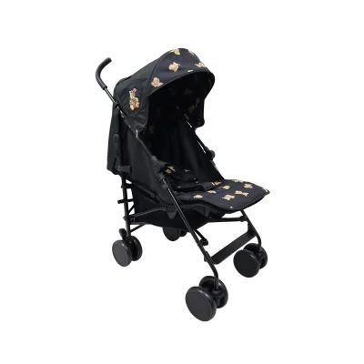 Roma Star Umbrella Fold Buggy - Teddy Cream - Beige , Black