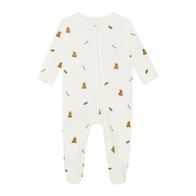Rosa & Blue Sleepsuit - Otter / 12-18m