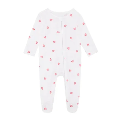 Sleepsuit - Starlit Moon - Heart / 6-9m