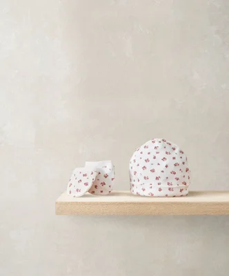 Rose Premature Hat & Mittens