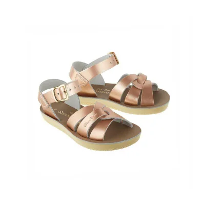 Salt-Water Sun-San Kid's Sandals - 10 Child / Rose Gold