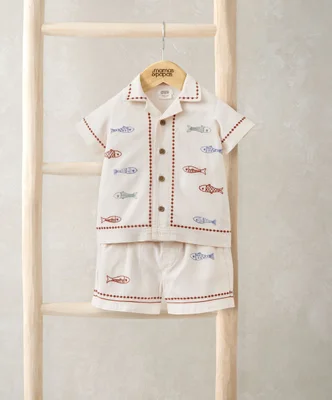 Sardine Linen Top & Shorts Set
