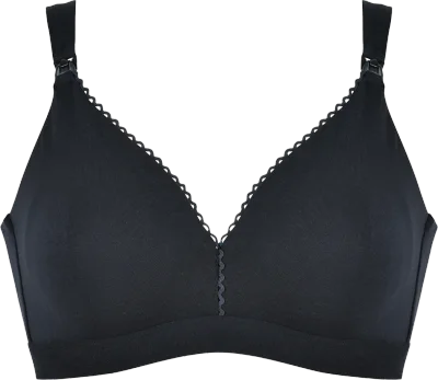 Maternity and Nursing Bra Size XL, black, 1 pc