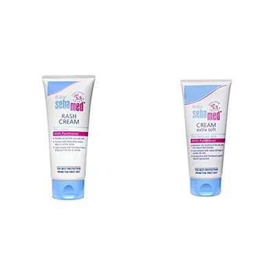 Sebamed Baby Rash Cream 100ml & Baby Cream Extra Soft 200ml Combo