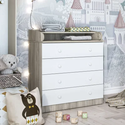 Shefa Kids 800 Changing Dressers - Elm/White - Default
