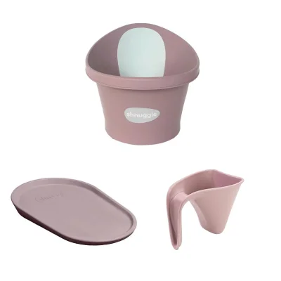 Shnuggle Baby Bath and Squishy Bundle - Blossom / 0-12m
