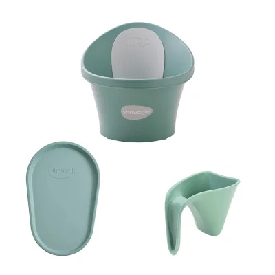 Shnuggle Baby Bath and Squishy Bundle - Eucalyptus / Eucalyptus / 0-12m