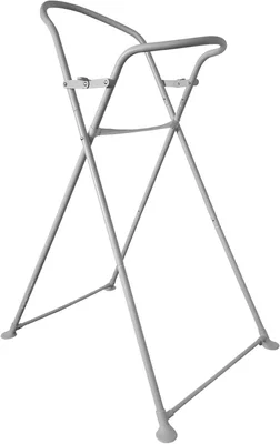 Shnuggle New Foldable Baby Bath Tub Stand | Collapsible Lightweight Easy Store Bath Stand | ideal for Newborn 0-6 Months - Default
