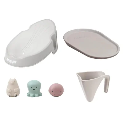 Shnuggle Newborn Bath Support – Taupe