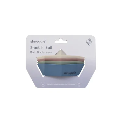 Shnuggle Stack and Sail Bath Boat Toys