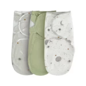 Silentnight Safe Nights Swaddle Blanket - Celestial - 3 Pack