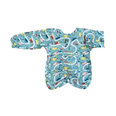 Silly Billyz Nylon Highchair Huger Long Sleeve Bib - Multicoloured