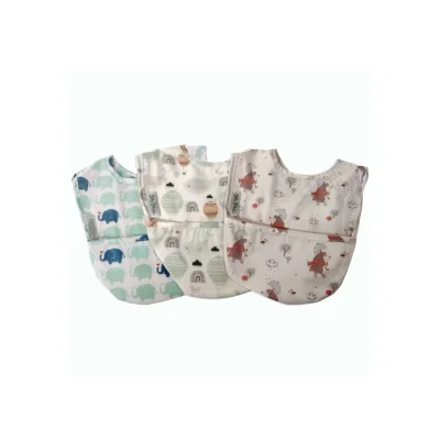 Silly Billyz Pack of 3 Wipe Clean Pocket Bib