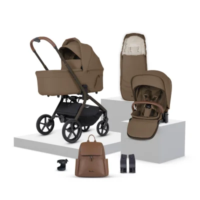 Silver Cross Breez Travel System Accessory Bundle (9 Piece)