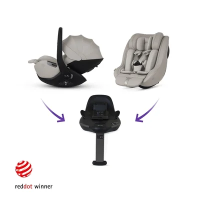 Silver Cross Breez Ultimate 360 Family Car Seat Travel System- Champagne — image 3