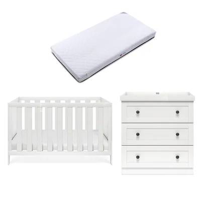 Silver Cross Bromley 2 Piece Room Set - White