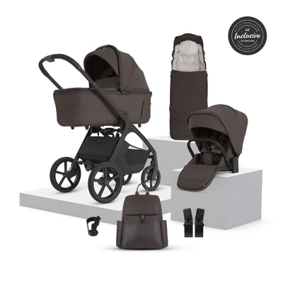 Silver Cross Cove 2 Pushchair and Accessory Bundle 8 Piece- Chocolate