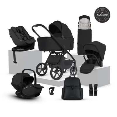 Silver Cross Cove 2 Ultimate 360 Family Car Seat Bundle - Onyx