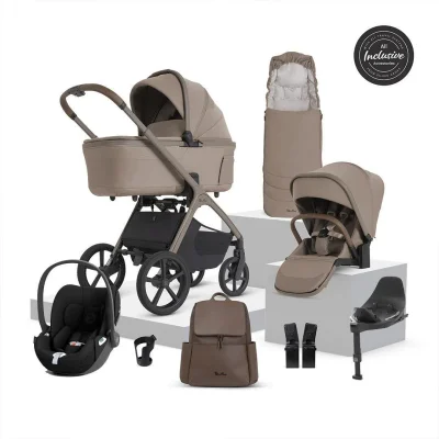 Silver Cross Cove 2 Ultimate Cloud T Infant Carrier Bundle - Champagne