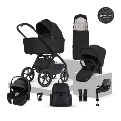 Silver Cross Cove 2 Ultimate Pebble Pro Infant Carrier Bundle - Onyx / Maxi-Cosi Pebble 360 Pro
