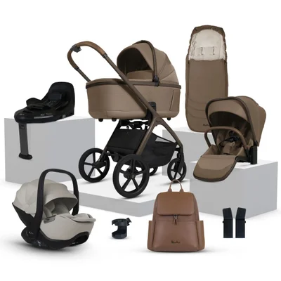 Silver Cross Cove Ultimate Glide Plus 360 Travel System- Maple - Preorder Mid/ Late May Taupe Glide