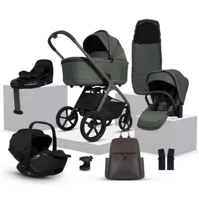 Silver Cross Cove Ultimate Glide Plus 360 Travel System- Maple - Preorder Mid/ Late May Taupe Glide