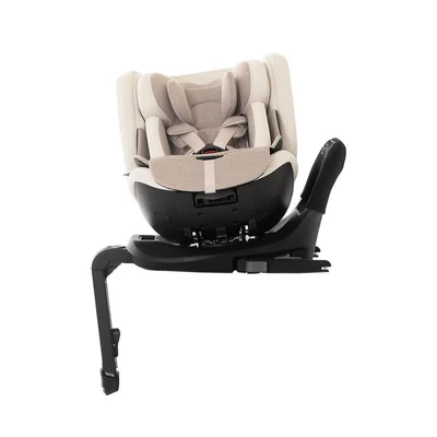 Silver Cross - Motion All Size 2 360 Car Seat - Newborn to 12 years - Isofix Car seat - 5 Point Safety Harness - 360 Rotation - Almond