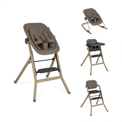 Silver Cross Nest & Nurture 4-in-1 Highchair and Bouncer - Biscuit