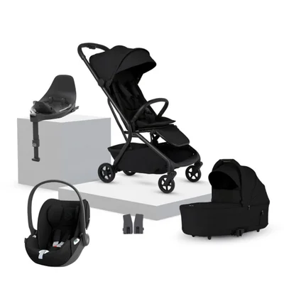 Silver Cross Nia Compact Travel Stroller + Cloud T Travel System- Onyx