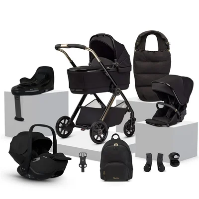 Silver Cross Reef 2 Special Edition + Glide Plus 360 Travel System- Espresso - Glide Plus 360- Iconic Black