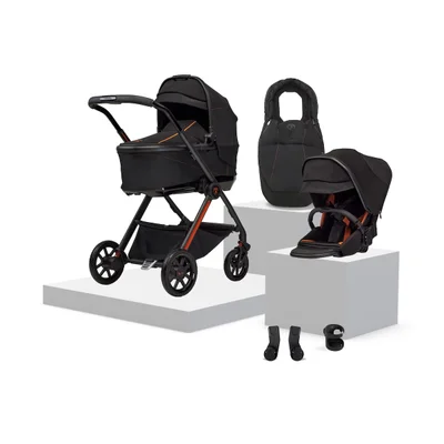 Silver Cross Silver Cross x Automobili Lamborghini Reef AL Arancio Travel System Accessory Bundle - 9 Piece Bundle