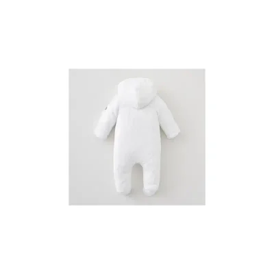 Silver Cross Unisex New Baby Fur Pramsuit - White (6-9 Months) — image 3