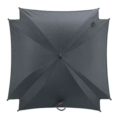 Silver Cross Wave Parasol-Slate
