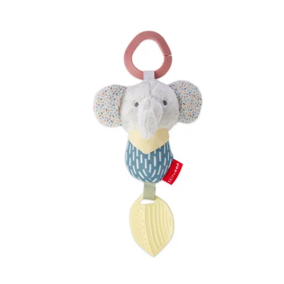 Skip Hop Bandana Buddies Chime & Teethe Toy - Elephant