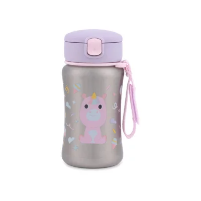 Skip Hop Besties Squad Stainless Steel Straw Bottle - Unicorn - Unicorn