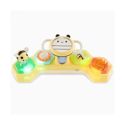 Skip Hop Farmstand See & Bee Steering Wheel & Tummy Time Baby Toy