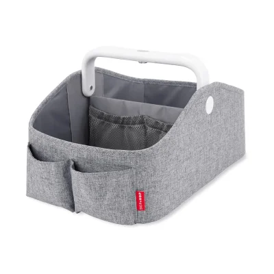 Skip Hop Light Up Diaper Caddy Organizer - Heather Grey - Heather Grey