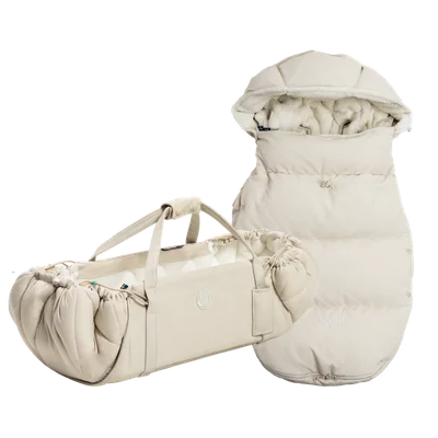 SleepCarrier & Footmuff Wool & Down Set