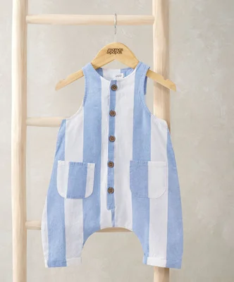 Slouchy Striped Romper