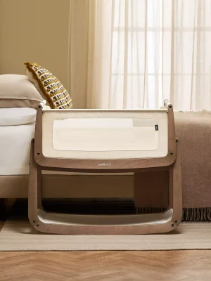 Snüz SnüzPod 5 Bedside Crib, Walnut/Cashmere - Default