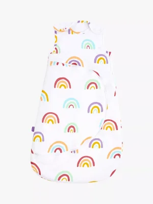 Snüz SnüzPouch Rainbow Baby Sleeping Bag, 2.5 Tog, Multi - 0-6 Months